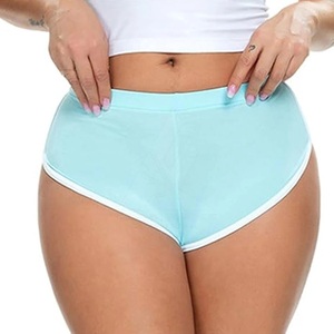 Shorts de sport rétro en jersey de coton pour femme, personnalisables, avec logo OEM, respirants et à séchage rapide, pour la gym et l'entraînement, vente en gros 2026 - Product Image 3