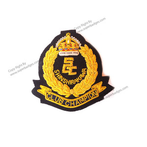 100% Insignias bordadas a mano de buena calidad Insignias de chaqueta de alta calidad - Product Image 4