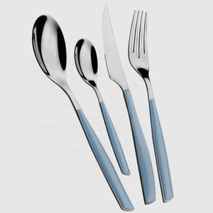 Cubiertos decorativos elegantes, vajilla de acero inoxidable, juego de cubiertos de mango largo, cubiertos, utensilios de cocina, cuchara de boda de la India - Product Image 4