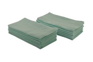 100% ensemble de serviettes en satin de coton à séchage rapide serviette en lin solide blanc tissé pour la maison hôtels restaurants utilisation durable de la cuisine - Product Image 2