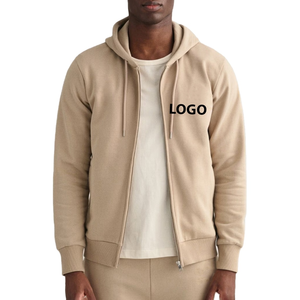 Sudaderas con Capucha y Cremallera Personalizadas 2026, OEM/ODM, Otoño, 100% Algodón, Felpa, Ecológicas, de Alta Calidad, Ropa Urbana para Hombre - Product Image 1