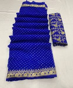 Descubra nuestros saris de fiesta más elegidos, uno de los favoritos entre los entusiastas de la moda. - Product Image 4