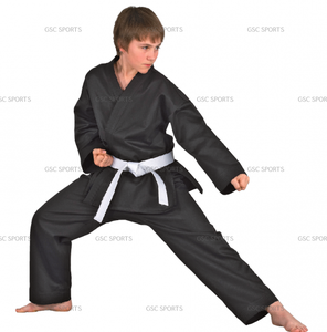 Uniformes de Karate sin marca hechos a medida, chalecos de algodón para artes marciales con servicio OEM, opción de compra a granel para logotipos de marca personalizados - Product Image 2