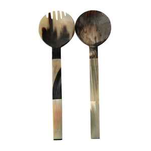 Utensilios Desechables de Cuerno Artesanal para Servir Ensaladas, para Cenas de Lujo, Regalos a Precio Económico - Product Image 5