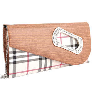 Bolso de mano elegante para mujer 9074 - Mostaza - Product Image 1