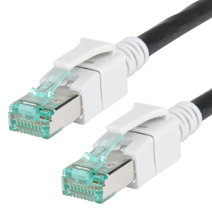 Cavo patch LED Cat.6a RJ45 nero - Product Image 1