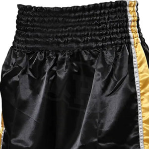 2025 Shorts de boxe taille élastique pour hommes 100% coton motif solide taille moyenne impression numérique pour l'entraînement et la compétition - Product Image 6
