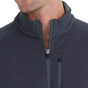 Cremallera de cuarto de hombre de alta calidad para invierno Nueva llegada Venta caliente Liso teñido en línea - Product Image 4