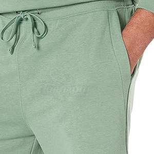 Design personnalisé pour hommes Short en molleton de coton de couleur unie pour hommes Short en molleton de coton respirant pour hommes - Product Image 3