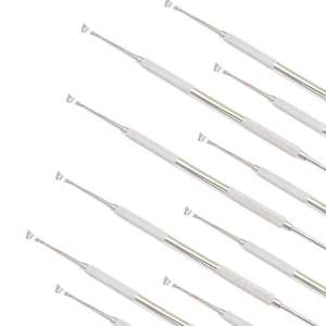 Ensemble d'instruments chirurgicaux orthopédiques 10 détartreur gauche dissolvant de tartre dentaire manche creux en acier inoxydable approuvé CE manuel classe I - Product Image 3