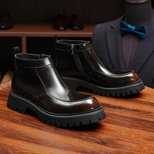 รองเท้าหนังชั้นบนสุดสำหรับธุรกิจ รองเท้าหนังผู้ชายแบบคลาสสิก รองเท้าอ็อกซ์ฟอร์ดแบบทางการ พื้นรองเท้าดูดซับแรงกระแทก เหมาะสำหรับใส่ทำงานในออฟฟิศ - Product Image 3