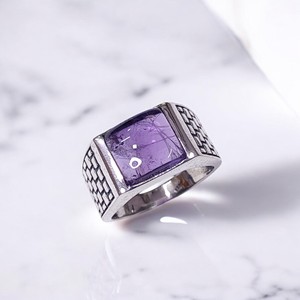 แหวนมูนสโตนทำด้วยมือเครื่องประดับเงินสเตอร์ลิง925และเครื่องประดับเงิน925 - Product Image 2