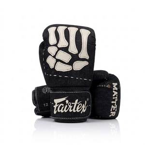 Fairtex Premium Leather Breathable Lace-Up Closure Boxing Gloves High Quality Customized Training Sparring Muay Thai Martial Art - Product Image 2
