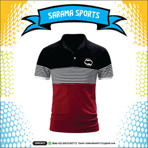 Polo OEM à séchage rapide en soie glacée avec logo brodé sur mesure Vente en gros de polos avec logo brodé sur mesure - Product Image 4