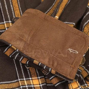 Best <b>Men's</b> Flannel <b>Shirt</b> <b>with</b> <b>High</b> <b>Collar</b> Custom Logo Wholesale Price New Design Cotton <b>Shirt</b> Made in Pakistan Low MOQ - Product Image 4