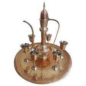 Laiton décoratif laiton Aftaba émaillé - Product Image 1