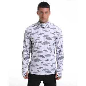 Sudadera de Pesca de Buena Calidad, Nueva Llegada |   Protección Solar UPF 50 con Impresión Personalizada |   Servicio OEM 100% poliéster |   Suministro al por Mayor - Product Image 1