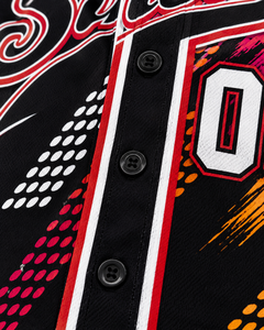 Maillot de baseball Sinewy personnalisé avec nom et numéro, impression par sublimation, évacuation de l'humidité, unisexe, adulte, manches courtes, toutes saisons - Product Image 5
