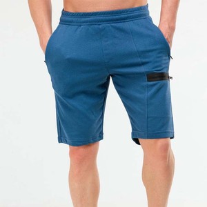 Logo personnalisé de haute qualité pour hommes Shorts de course sport décontracté ample polyester coton avec poches couleur bleue vêtements pour hommes Shorts - Product Image 1