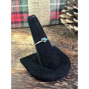 Handmade Navajo Sterling <b>Silver</b> <b>Ring</b> Ethereal Geometric <b>Statement</b> Gemstone Jewelry for Everyday Wear and Meditation - Product Image 3