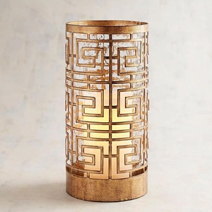 Bougeoir en métal de qualité supérieure de style cage fait à la main forme personnalisée lanterne ouragan décor à la maison bougeoir pour cadeaux - Product Image 5