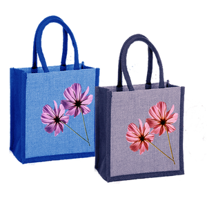 Bolso de mano de alta calidad, bolsos de compras grandes de yute, patrón personalizado, tejido Material, bolsas Novation fabricadas en India, precio - Product Image 3