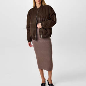 Chaquetas de bombardero más vendidas Chaquetas de bombardero de invierno hechas a medida Chaquetas de bombardero de nueva llegada para mujeres - Product Image 6