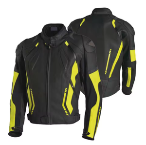 High Quality Cowhide Leather <b>Biker</b> <b>Jacket</b> With Waterproof & Windproof Design - Product Image 3