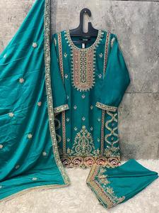 Tendance Mode Déclaration Femmes Pakistanais Vêtements Salwar Kameez Costume Ensemble pour Mariage et Fête Porter au Meilleur Prix - Product Image 5