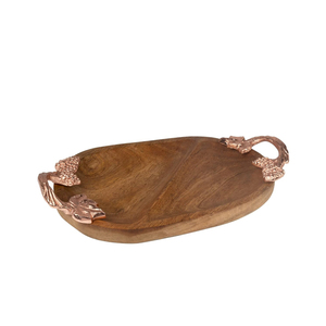 Plus haute qualité métal personnalisé en gros bibelot plateau anneau collier bibelot couche bijoux plateaux métal bibelot plateau à vendre - Product Image 5