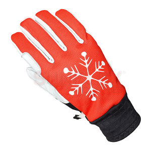 Gants de ski unisexes respirants de haute qualité en cuir pour l'hiver Design personnalisé Prix de gros - Product Image 3