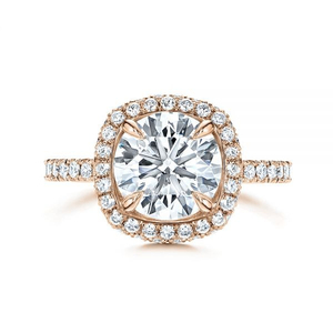 Bague de fiançailles de mariage en moissanite VVS de laboratoire de haute qualité exclusive en argent sterling 925 certifiée GRA New Ring - Product Image 2