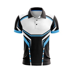 Chemise en polyester/coton tricotée avec logo personnalisé pour hommes, uniforme décontracté à manches courtes, solide et respirant de haute qualité - Product Image 2