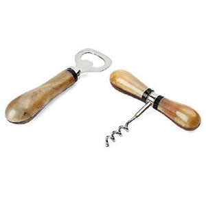 High Quality Customizable Luxury Stainless <b>Dinnerware</b> Set Horn Bone Resin Metal Handle Best Selling Collection Including Opener - Product Image 5