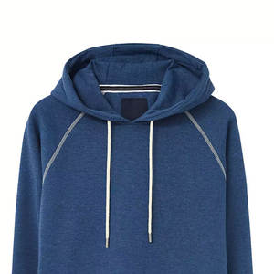 Bajo MOQ personalizado OEM diseño hombres pulóver Sudadera con capucha peso ligero mangas completas personalizado hombres ropa de calle Sudadera con capucha para exteriores - Product Image 5