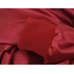 Ropa de calle bordada personalizada, chaqueta de piloto de diseñador 100% de nailon de invierno para rompevientos, chaqueta de bombardero de satén para hombre - Product Image 5