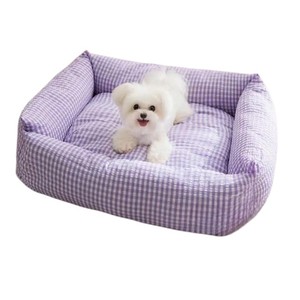 แผ่นรองนอนสำหรับสัตว์เลี้ยงแบบพกพาสำหรับสุนัขและแมว รุ่นใหม่ ช่วยระบายความร้อน ป้องกันการกัด ลายสัตว์น่ารัก ผลิตจากโพลีเอสเตอร์/ผ้าฝ้าย ใช้ได้ทุกฤดู - Product Image 4