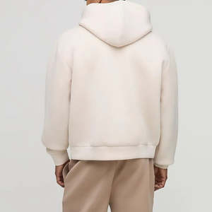 Sudaderas con Capucha y Cremallera para Hombre, con Apliques de Algodón, Bordado Desgastado, 100% Felpa de Algodón, Patrón Geométrico, Alta Calidad, Estilo Vintage - Product Image 5