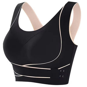 Soutien-gorge de sport pour femmes avec tissu extensible à soutien élevé, sans couture et rembourrage amovible - Product Image 5