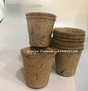 Maceta de fibra de coco ecológica 100%, maceta de fibra de coco Natural de alta calidad, precio barato, fabricada en Eco2go Vietnam - Product Image 5