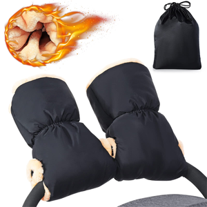 Manoplas para Cochecito de Bebé, <span class=keywords><strong>Guantes</strong></span> Impermeables para Cochecito de Bebé, <span class=keywords><strong>Guantes</strong></span> para Manos para Cochecito, Protección contra el Frío - Product Image 2