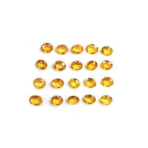 Saphir Jaune Péridot Naturel 5x4mm Ovales Facettés, Alexandrite et Aigue-marine Taillées en Poire, Pierres Précieuses Chauffées - Product Image 5
