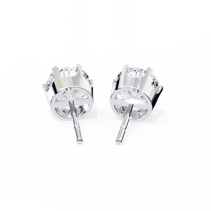 Pendientes Únicos de Oro de 18K con Diamante Cultivado en Laboratorio, Pendientes de Diamantes Premium - Product Image 3