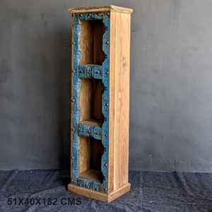 Estantería de Madera Tradicional, Estantería Vintage Hecha a Mano, Elegancia para Sala de Estar, Decoración Combinable - MOQ 1 Contenedor Únicamente - Product Image 1