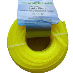 Ligne de coupe-herbe en nylon 3.5mm personnalisée étoile <span class=keywords><strong>4</strong></span>.00mm 15 mètres pour <span class=keywords><strong>fil</strong></span> de tête de coupe de jardin - Product Image 1