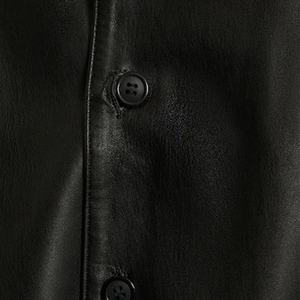 Nuevo logotipo personalizado de alta calidad de imitación de cuero abotonado camisa de bolos para las camisas casuales de los hombres - Product Image 2