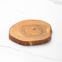 Personaliseerbare goudenbruine olijfhouten snijplank handgemaakt premium ambachtelijk milieuvriendelijk ArtisRaw CB043 kleine deli-plank