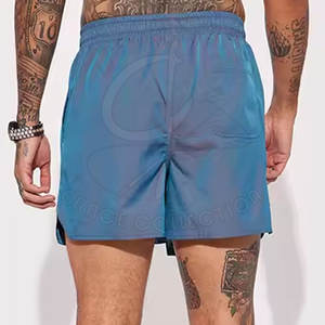 Nuevos y elegantes pantalones cortos de entrenamiento cortavientos para parches personalizados hechos en fábrica, pantalones cortos a precio barato hechos en Pakistán - Product Image 2