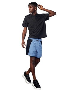 Pantalones cortos de chándal de nailon para hombre OEM 2025 personalizados, pantalones cortos de entrenamiento para correr con forro de tela de malla, talla 6XL - Product Image 3