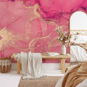 Magnifiques dalles de marbre rose pour les intérieurs de maison élégants créent de beaux comptoirs de sols et des éléments muraux avec de la pierre naturelle - Product Image 2